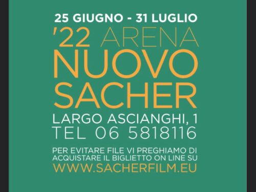 Arena Nuovo Sacher 2022: Programma da sabato 25 giugno a domenica 31 luglio