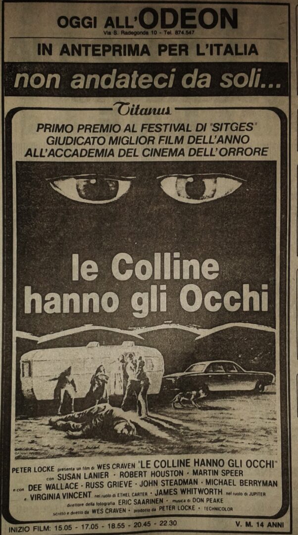 Le colline hanno gli occhi, Wes Craven, The Hills Have Eyes