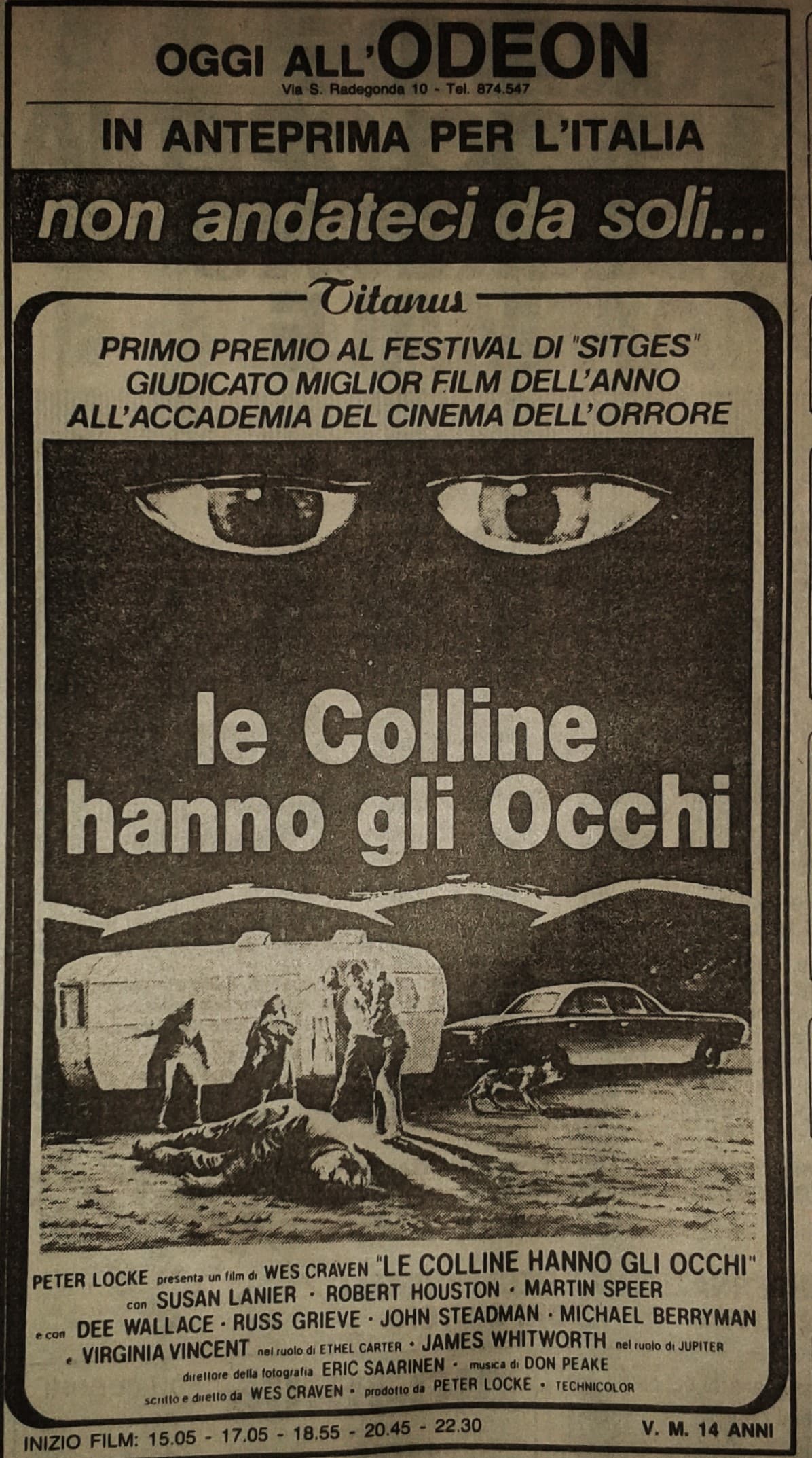 Le colline hanno gli occhi, Wes Craven, The Hills Have Eyes